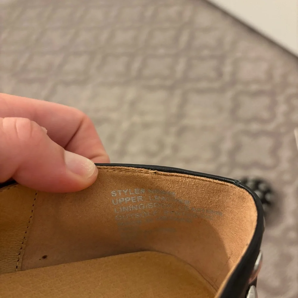 Madewell The Greta Ballet Flat True Black Multi Studded Mary Jane Flat 9 Classic - Picture 7 of 8